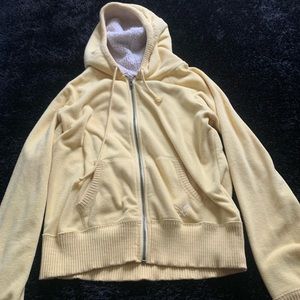 Yellow American eagle jacket!